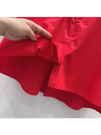 Loewe Button-Front Shirt in Red