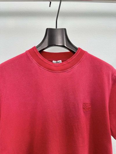Loewe Crew Neck Embroidered T-Shirt