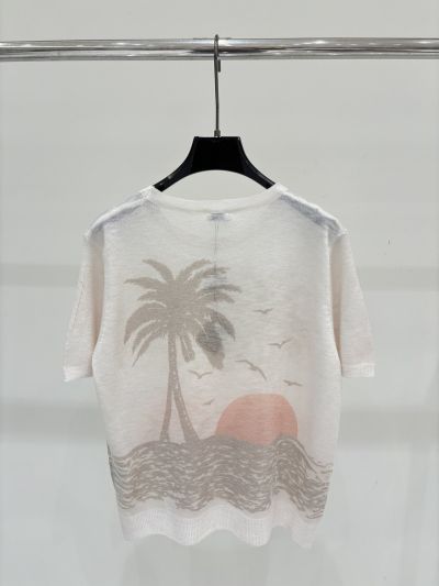 Loewe Crew Neck Short Sleeve T-Shirt in White