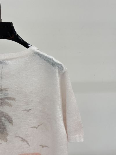 Loewe Crew Neck Short Sleeve T-Shirt in White