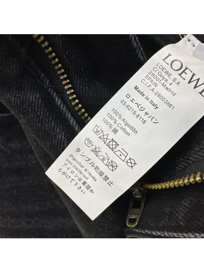 Loewe Denim Wide-Leg Pants in Navy