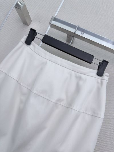 Loewe Embroidered Skirt in White