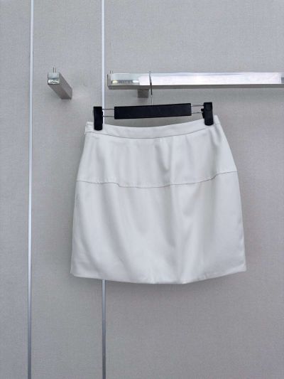 Loewe Embroidered Skirt in White