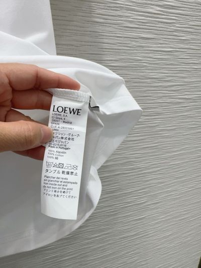 Loewe Embroidered T-Shirt in White