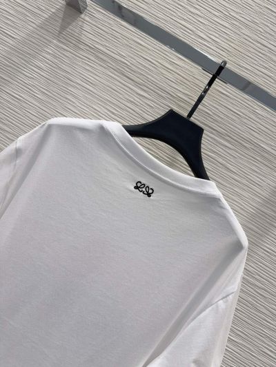 Loewe Embroidered T-Shirt in White