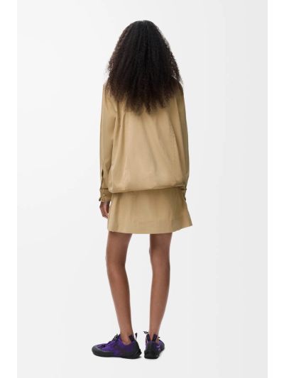 Loewe Oversized Button-Front Set in Beige and Yellow
