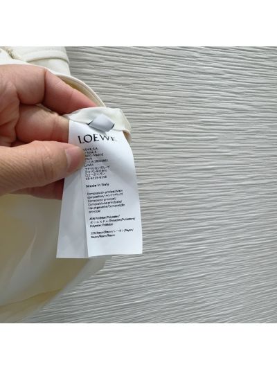 Loewe Pleated Mini Skirt in White