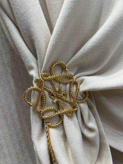 Loewe Sleeveless Embroidered Top in White
