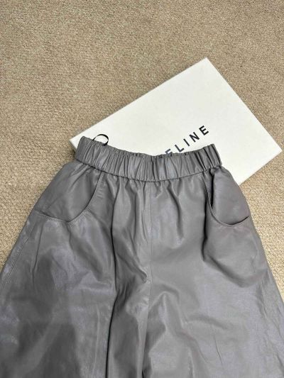 Loro Piana Lambskin Button-Front Pants