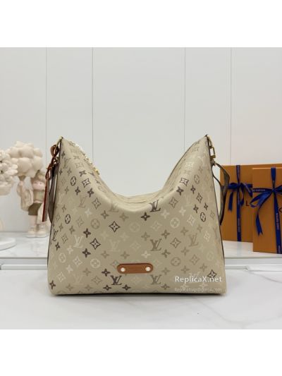Louis Vuitton Beige Monogram Hobo Shoulder Bag