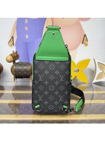 louis-vuitton-black-and-gray-monogram-sling-bag-with-green-trim-rxlvj01297-03