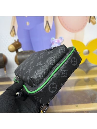 louis-vuitton-black-and-gray-monogram-sling-bag-with-green-trim-rxlvj01297-04
