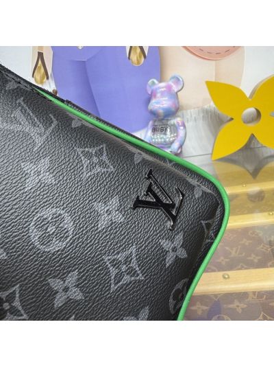 louis-vuitton-black-and-gray-monogram-sling-bag-with-green-trim-rxlvj01297-06