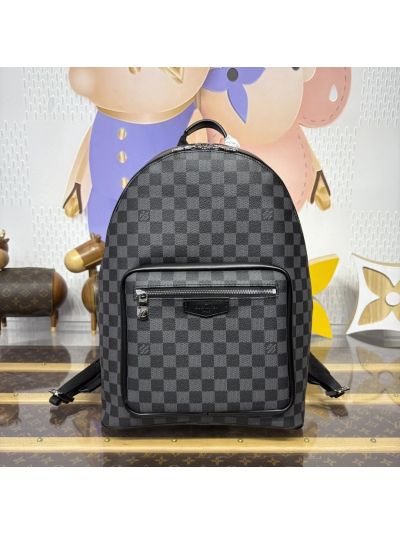 Louis Vuitton Black and Grey Checkerboard Backpack N40365
