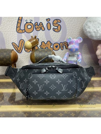 Louis Vuitton Black and Grey Monogram Belt Bag