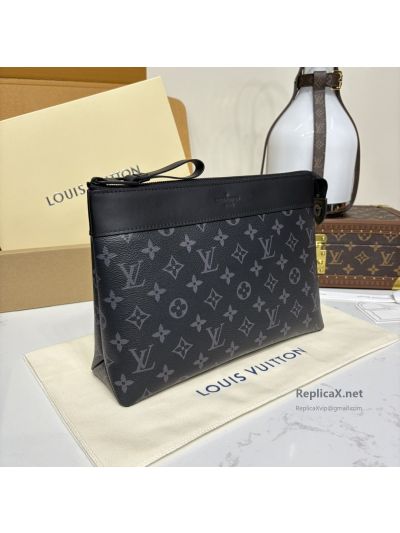 louis-vuitton-black-and-grey-monogram-zip-pouch-with-wide-top-trim-premium-rxlvj01350-02