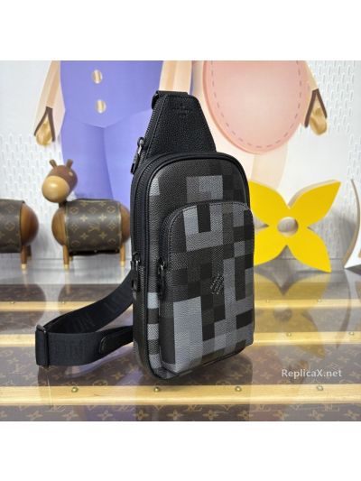 louis-vuitton-black-and-grey-pixel-check-sling-bag-rxlvj01497-02