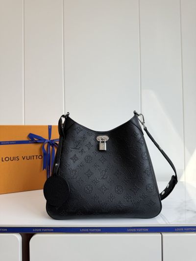 Louis Vuitton Black Perforated Monogram Shoulder Bag