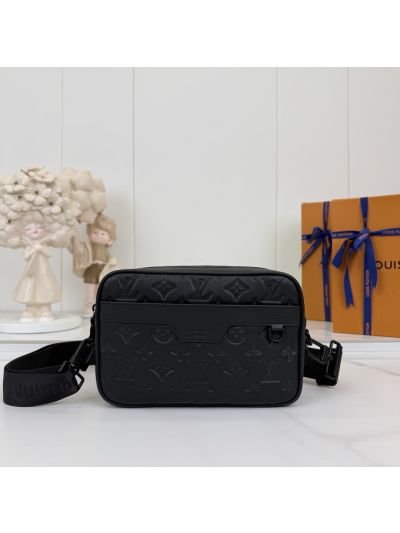 Louis Vuitton Black Tonal Monogram Crossbody Bag