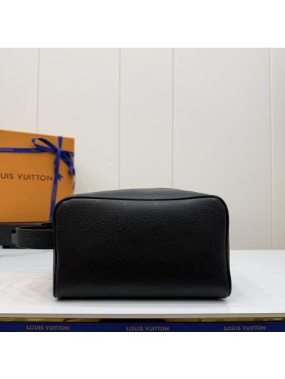 Louis Vuitton Black Tonal Monogram Toiletry Pouch