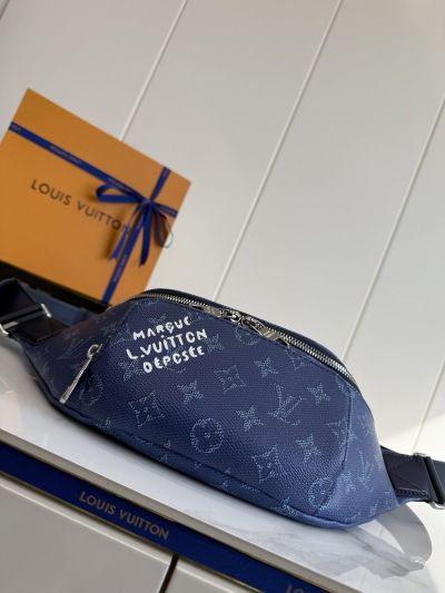 louis-vuitton-blue-monogram-belt-bag-with-tan-handle-rxlvj01291-10