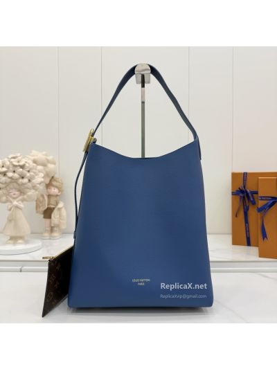 Louis Vuitton Blue Tall Shoulder Tote