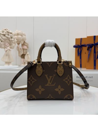 Louis Vuitton Brown Giant Monogram Compact Tote