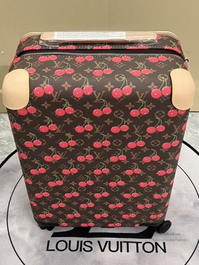 louis-vuitton-brown-monogram-cherry-print-rolling-suitcase-rxlvj10179-04
