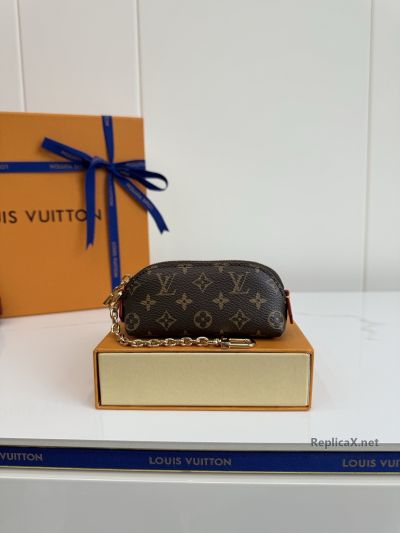Louis Vuitton Brown Monogram Compact Chain Pouch