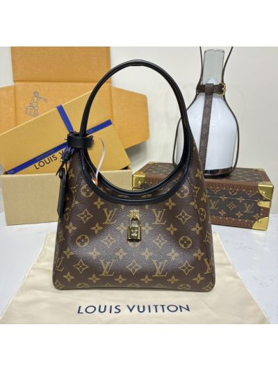 Louis Vuitton Brown Monogram Curved Shoulder Bag