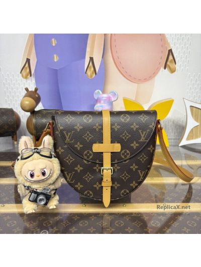 Louis Vuitton Brown Monogram Flap Shoulder Bag