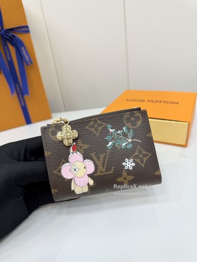 Louis Vuitton Brown Monogram Graphic Compact Zip Wallet