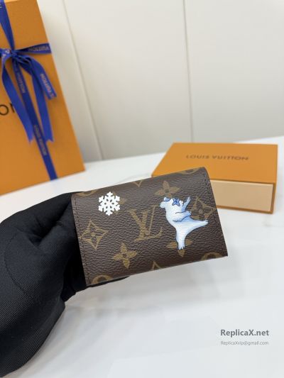 Louis Vuitton Brown Monogram Graphic Folding Card Holder