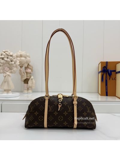 Louis Vuitton Brown Monogram Long Handle Dome Shoulder Bag