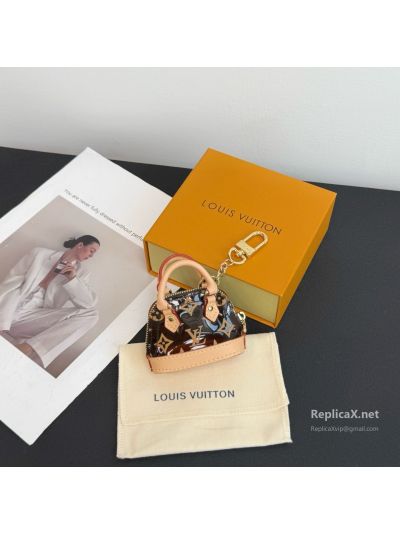 Louis Vuitton Brown Monogram Mini Dome Bag Charm