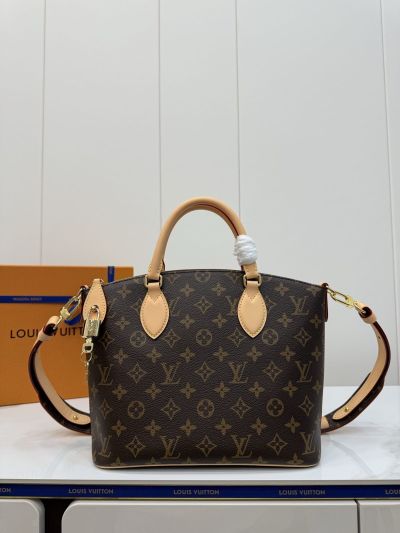 Louis Vuitton Brown Monogram Rounded Top Handle Bag