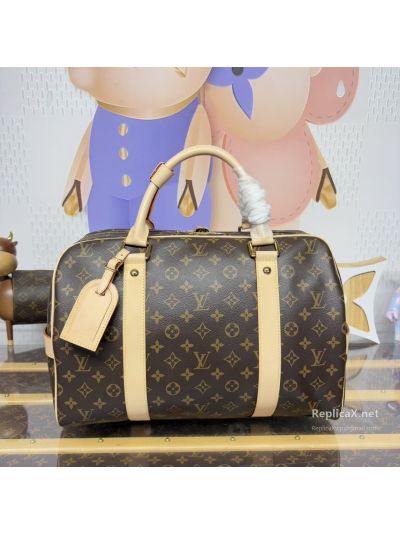 Louis Vuitton Brown Monogram Structured Travel Bag
