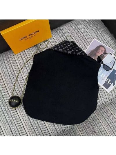 Louis Vuitton Button-Front Monogram Vest in Black