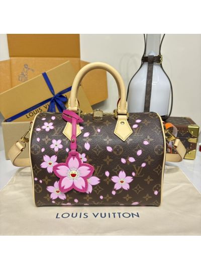 Louis Vuitton Cherry Blossom Monogram Top Handle Bag M14174