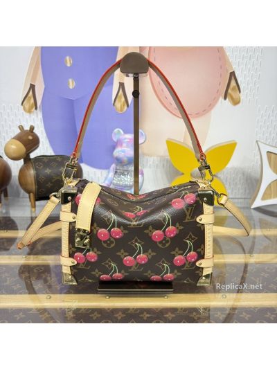 Louis Vuitton Cherry Print Trunk Style Bag