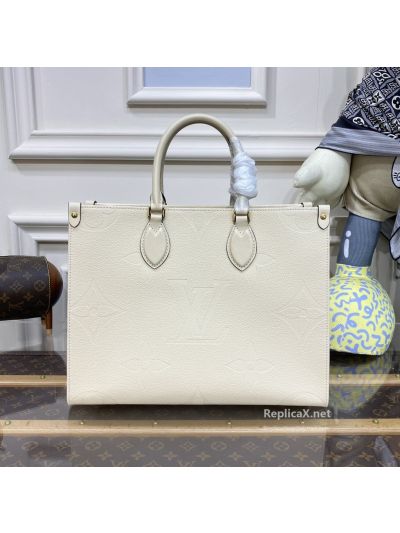 Louis Vuitton Cream Giant Monogram Tall Tote