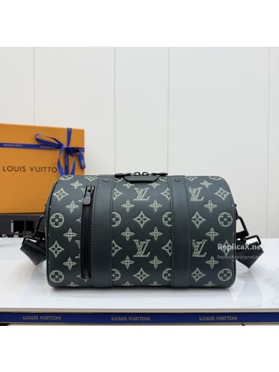 Louis Vuitton Dark Green Monogram Barrel Crossbody Bag