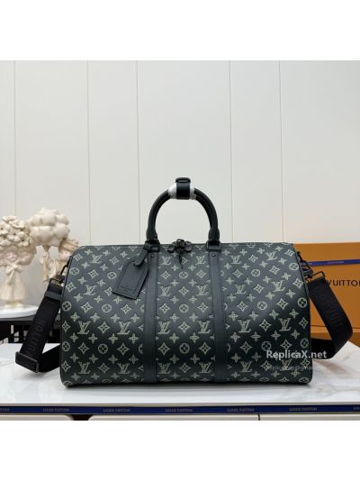Louis Vuitton Dark Green Monogram Travel Duffel