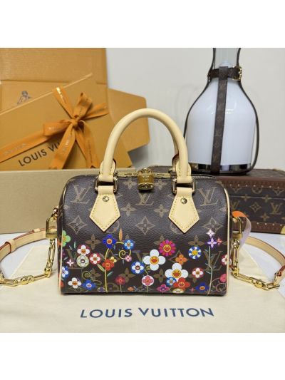 Louis Vuitton Floral Monogram Mini Top Handle Bag M14175