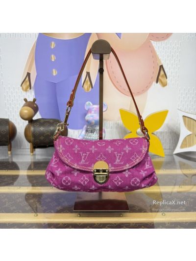 Louis Vuitton Fuchsia Monogram Flap Shoulder Bag