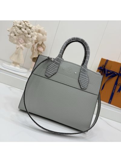 louis-vuitton-gray-wide-top-handle-bag-with-reptile-pattern-trim-rxlvj01156-14