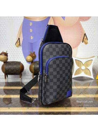 louis-vuitton-grey-check-blue-trim-sling-bag-rxlvj02248-02