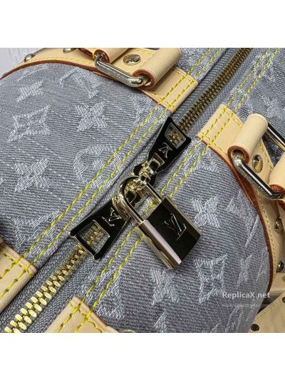 louis-vuitton-grey-monogram-duffle-bag-with-tan-studded-trim-rxlvj01427-04