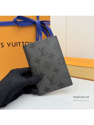 Louis Vuitton Passport Cover Grey Monogram M26774