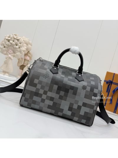 louis-vuitton-grey-pixel-check-barrel-zip-bag-rxlvj01642-03